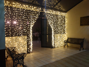 Cortinas LED Exterior 3x3